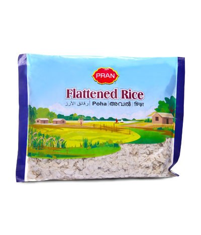 Pran Flattened Rice / Beras Rata Pran / প্রান চিড়া 500 Gram Pack