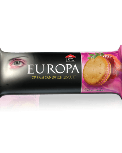 Bisk Club Europa Strawberry Biscuit / বিস্ক ক্লাব ইউরোপা স্ট্রবেরি বিস্কুট