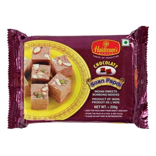 Haldiram’s Chocolate Flavour Soan Papdi (250 Gram Pack)