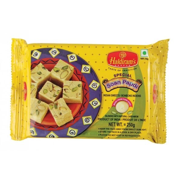 Haldiram’s Special Ghee Soan Papdi (250 Gram Pack)