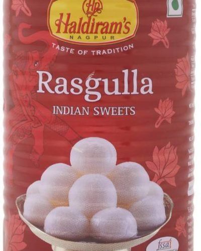 Haldiram Rasgulla / হলদিরাম রসগোল্লা 500 Gram Tin