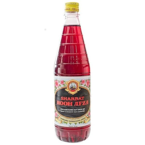 Rooh Afza Syrup, Rose Syrup (Syrup Bandung) 750 ML