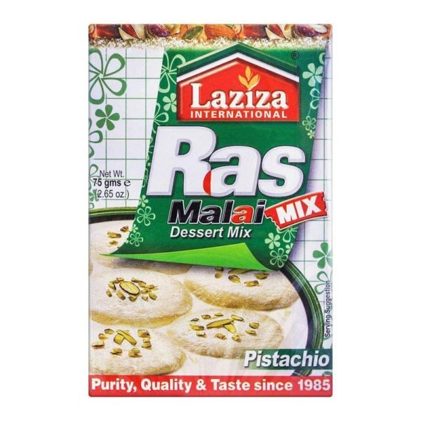 Laziza Ras Malai -Pistachio (75 Gram Pack)