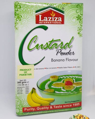 Laziza Custard Powder Banana Flavour 300 Gram Pack