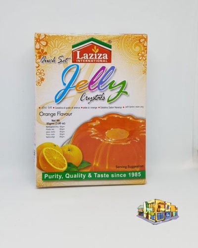 Laziza Jelly Crystals Orange Flavour 3.00 OZ (85 Grams)