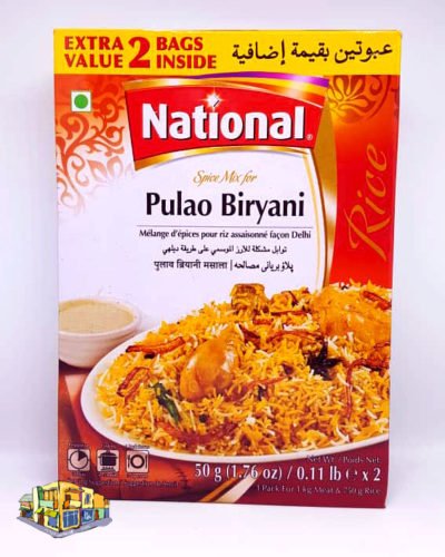 National Pulao Biryani Double Pack Box (50 Gram 2 Pack)