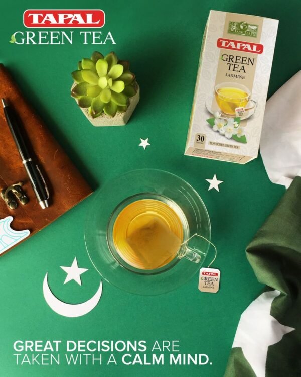 Tapal Green Tea Jasmine ( 100 Gram Jar) - Image 2