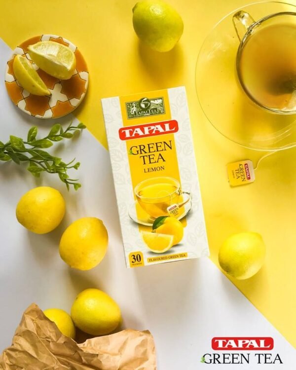 Tapal Green Tea Lemon Flavored ( 30 TEA BAGS) - Image 3