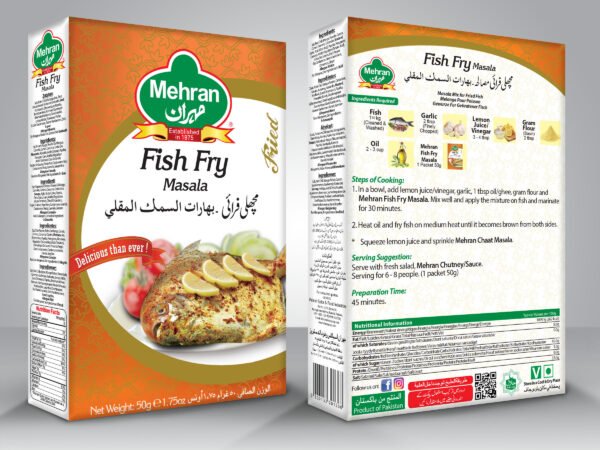 Mehran Fry Fish Masala 50g Pack