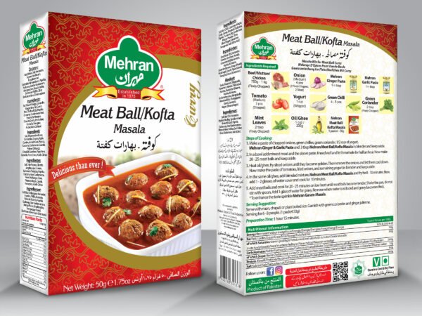 Mehran Meat Ball Masala 50g Pack