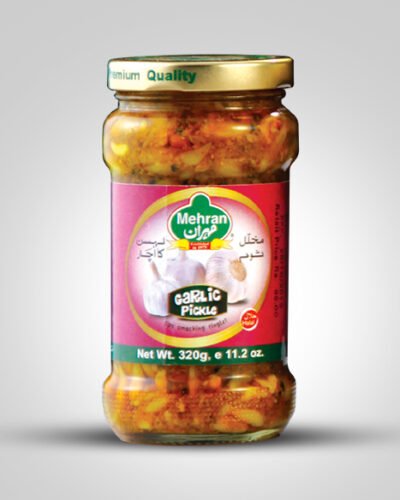 2 Pcs Mehran Garlic Pickle 340g Pack Each