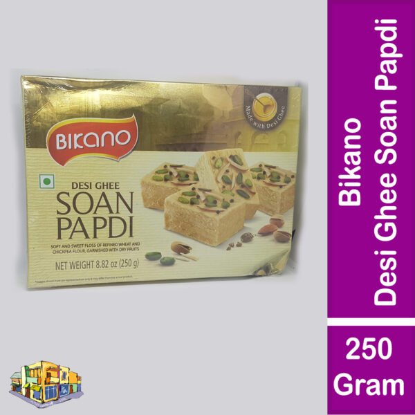 Bikano Desi Ghee Soan Papdi (250 Gram Pack)