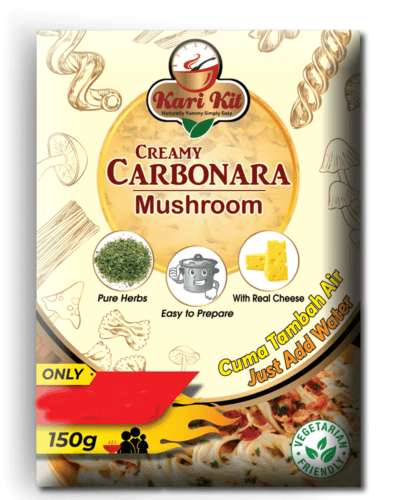 Kari Kit Creamy Carbonara Mushroom Soup Mix (150 Gram Pack)