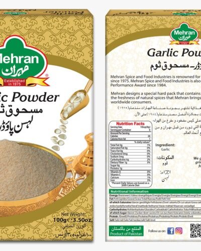Mehran Garlic Powder 100 Gram Pack