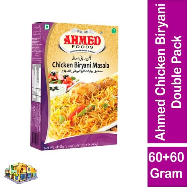 Ahmed Chicken Biryani Masala Value Pack (60 Gram 2 Pack)