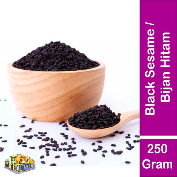 Black Sesame Seed/ Bijan Hitam 250 Gram Pack