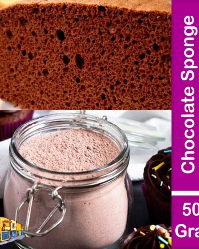 Chocolate Sponge Cake Mix 500 Gram Pack