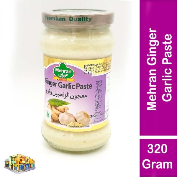 2 Pcs Mehran Ginger Garlic Paste 320 Gram Each