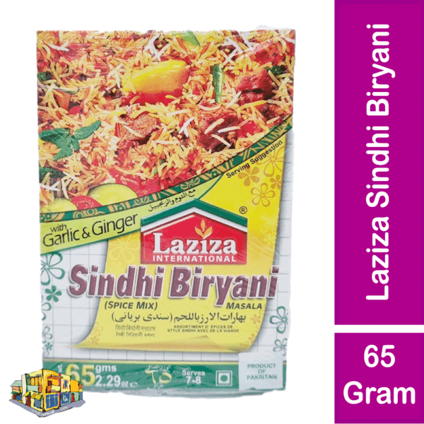 Laziza Sindhi Biryani Masala 65 Gram Pack