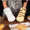 Cute Cat Paws Oven Heat Insulation Gloves Microwave Anti-scald Cotton Gloves Heat Resistant Insulation Kitchen Baking Supplies - Image 2