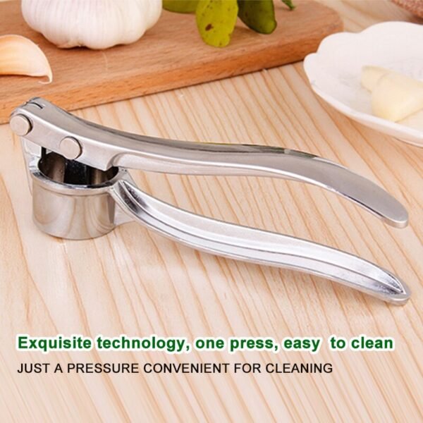 Imitating Stainless Steel Garlic Press Crusher Kitchen Cooking Vegetables Ginger Squeezer Masher Handheld Ginger Mincer Tools - Image 3