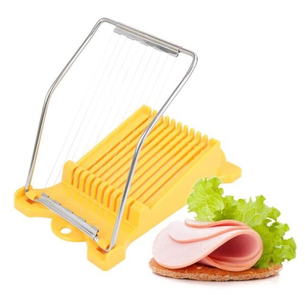 Luncheon Meat Egg Cutter Stainless Steel Multi Function Food Banana Cheese Strawberry Slicer Kitchen Gadget - Image 4