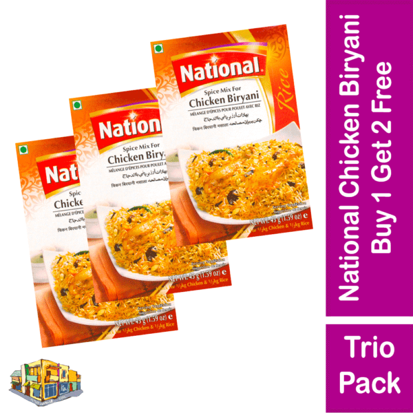 Buy 2 Get 3 National Chicken Biriyani Mix Spice / Biryani Ayam Campuran Rempah Ratus / চিকেন বিরিয়ানী মশলা