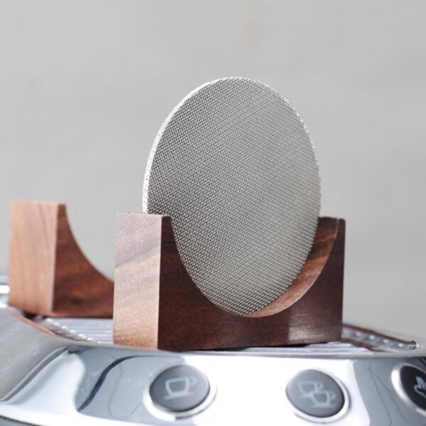 Practical Filter Screen Rack Coffee Divider Holder Convenient Moisture-proof Home Wooden Coffee Making Puck Screen Bracket - Image 6