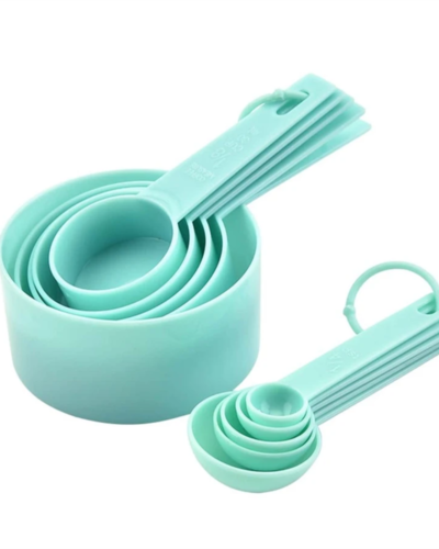 Useful 10 Pcs Per Set Measuring Scoops Portable Stack Able Spoon Cups Baking Accessories Kitchen