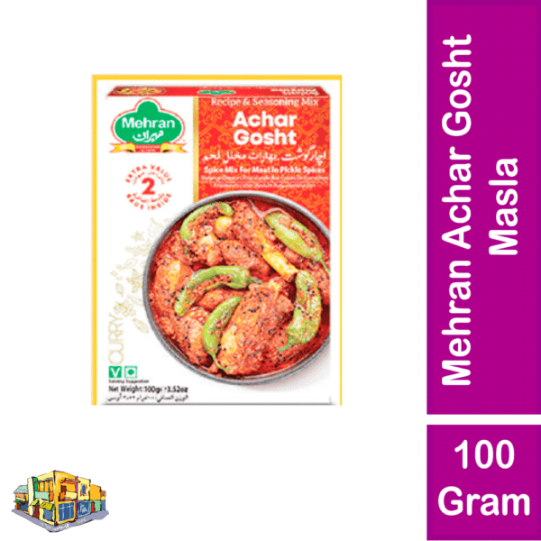 Mehran Achar Gosht Masala 100g Pack