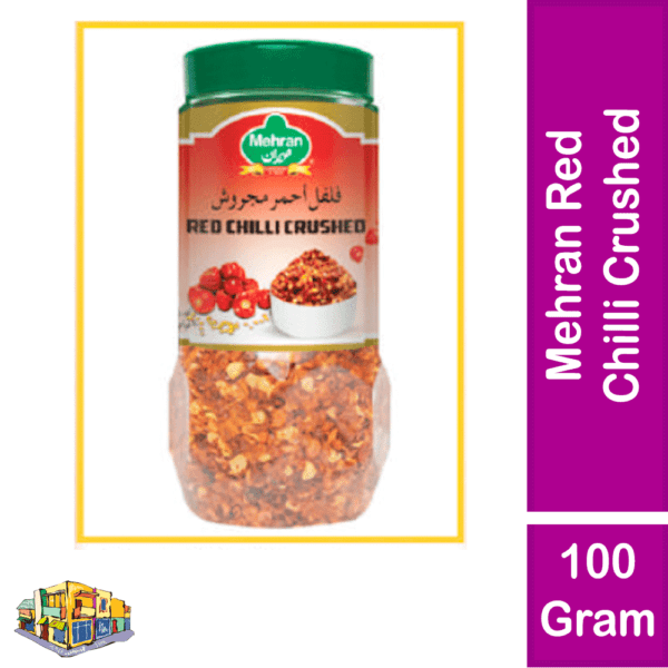 Mehran Red Chilli Crushed 100g Pack