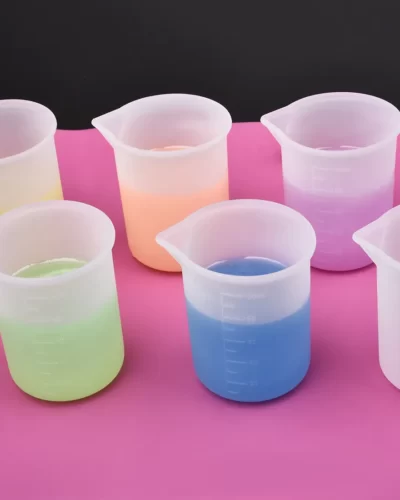 10-300ml Silicone Measuring Cup Transparent With Scale Food-Grade Separating Cups DIY Cake Epoxy Resin Jewelry Making Tools