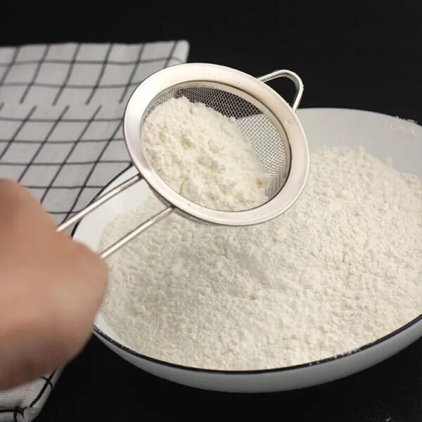 3pcs Stainless Steel Strainer Food Strainer Kitchen Mesh Filter Spoon For Soy Milk Quinoa Tea Soup Sifting Baking Straining - Image 4