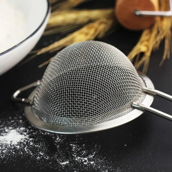3pcs Stainless Steel Strainer Food Strainer Kitchen Mesh Filter Spoon For Soy Milk Quinoa Tea Soup Sifting Baking Straining - Image 5