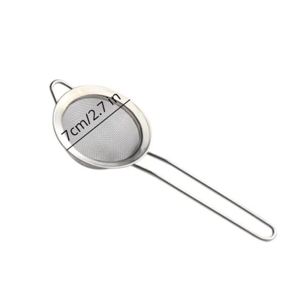 3pcs Stainless Steel Strainer Food Strainer Kitchen Mesh Filter Spoon For Soy Milk Quinoa Tea Soup Sifting Baking Straining - Image 6
