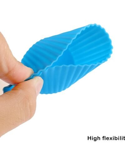 Nonstick Bread Muffin Mold Cake Pastry Cupcake Cup Mould Bakeware Baking Tools for Household Kitchen Restaurant Yellow