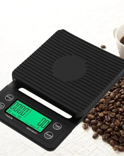 Precision Drip Coffee Scale Coffee Weighing 0.1g Drip Coffee Scale with Timer Digital Kitchen Scale High Precision LCD Scales
