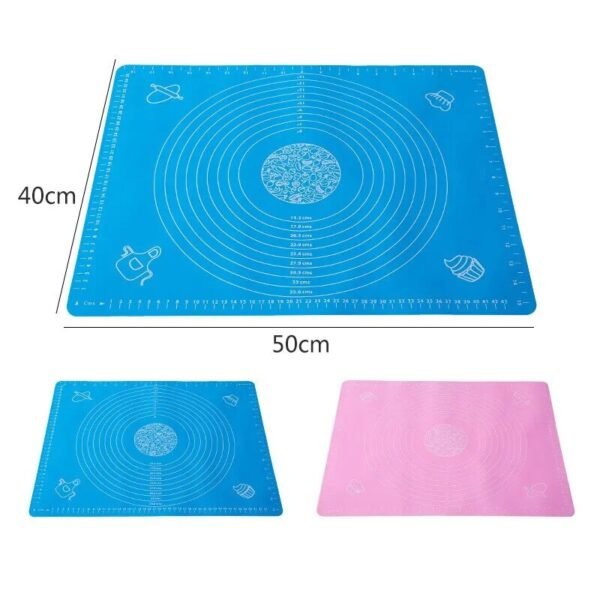 Silicone Baking Mat Pizza Dough Maker Pastry Kitchen Cooking Tools Utensils Non-stick Rolling Dough Pads Kneading Accessories - Image 6