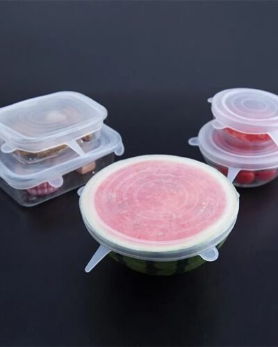 Silicone Cover Stretch Lids Reusable Durable For Fresh Food Leftovers Keep Food Fresh Washable Cookware Bowl Microwave Cover