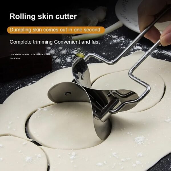 Stainless Steel Dumpling Maker Skin Dumpling Mold Empanadas Metal Dough Pressing Tool Pastry Cutters Kitchen Accessories