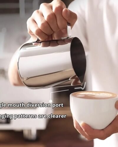 Stainless Steel Milk Frothing Pitcher Espresso Steaming Coffee Barista Latte Frother Cup Cappuccino Milk Jug Cream Froth Pitcher