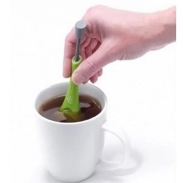 Tea Infuser Built-in plunger Healthy Intense Flavor Reusable Tea bag Plastic Tea&Coffee Strainer Measure Swirl Steep Stir&Press - Image 3
