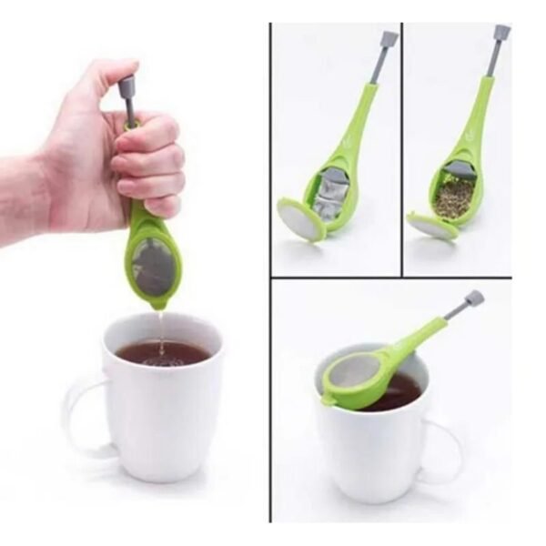 Tea Infuser Built-in plunger Healthy Intense Flavor Reusable Tea bag Plastic Tea&Coffee Strainer Measure Swirl Steep Stir&Press - Image 6