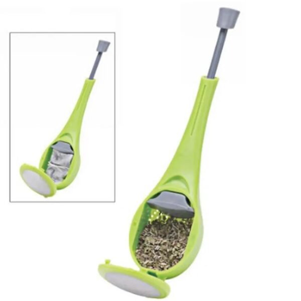 Tea Infuser Built-in plunger Healthy Intense Flavor Reusable Tea bag Plastic Tea&Coffee Strainer Measure Swirl Steep Stir&Press - Image 2