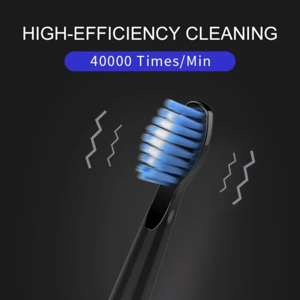 Seago Electric Sonic Toothbrush USB Rechargeable Adult 360 Days Long Battery Life with 4 Replacement Heads Gift SG-575 - Image 3