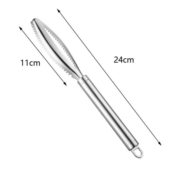 430 Stainless Steel Scale Removing Artifact Fish Killing Tool Kitchen Gadgets - Image 2