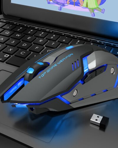 Wireless Charging Silent Gaming Mouse Machinery